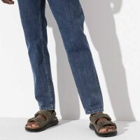 Birkenstock Milano Crosstown Herren Sandalen, Gr. 41, verstellbare Riemen, ergonomisches Fußbett, rutschfeste Sohle