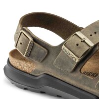 Birkenstock Milano Crosstown Herren Sandalen, Gr. 41, verstellbare Riemen, ergonomisches Fußbett, rutschfeste Sohle