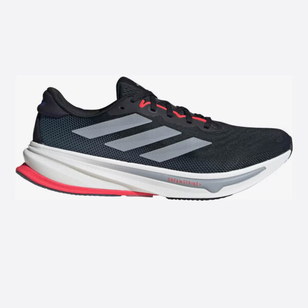 Adidas Supernova Rise 2 running shoe, EUR 41⅓, black, breathable, responsive cushioning, optimal support