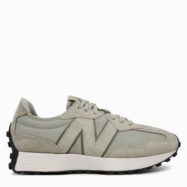 New Balance sneakers U327SWC, size 43, khaki, retro design, suede/textile, comfortable outsole