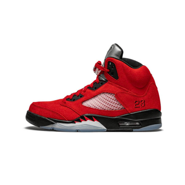 Air Jordan 5 Retro Raging Bull Sneaker, EUR 45, Mens, Suede, Red, Cult Design, Comfort, Limited Edition