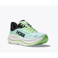 HOKA Bondi 9 running shoes, size 44⅔, extra cushioning, breathable, lightweight comfort, ideal for long distances