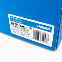 HOKA Bondi 9 running shoes, size 44⅔, extra cushioning, breathable, lightweight comfort, ideal for long distances