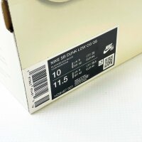 Nike SB Supreme 94 Dunk Low OG Sneakers, EUR 44, black, limited edition, premium leather, skate design