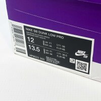 Nike SB Dunk Low Pro, EUR 46, Sneaker, Low-Top, Skateschuh, gepolsterte Zunge, griffige Sohle, sportlich, bequem