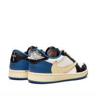 Air Jordan 1 Low OG SP Travis Scott x Fragment, EUR 44, Sneaker, Leder, Blau-Weiß, Cactus Jack Details, limitierte Edition