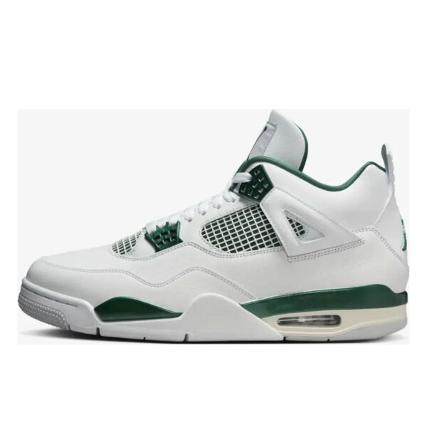 Air Jordan 4 Retro EUR 42.5 Sneakers, cult design, leather/textile, visible Air cushioning, iconic wing details