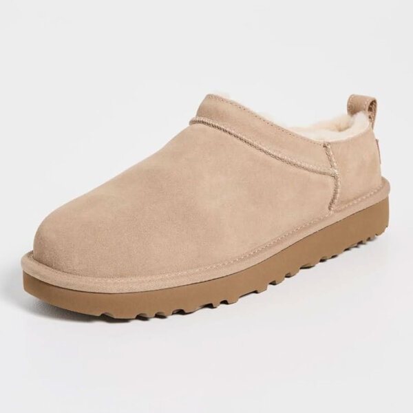 UGG Classic Micro, EUR 39, Damenschuhe, flauschiges Lammfell, niedriger Schaft, bequemer Slip-on, warme Winterboots