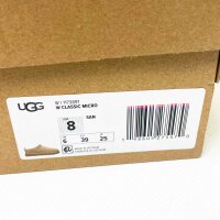 UGG Classic Micro, EUR 39, Damenschuhe, flauschiges Lammfell, niedriger Schaft, bequemer Slip-on, warme Winterboots