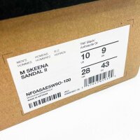 The North Face Skeena Sandal 2, EUR 43, Herrensandale, Schwarz, leicht, verstellbare Riemen, robust, ideal für Outdoor-Aktivitäten