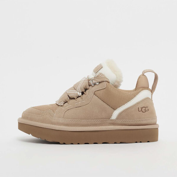 UGG Lowmel Sneakers Womens EUR 37, sporty casual shoe, suede, comfortable sole, trendy design