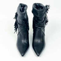 Phillip Hardy Paris ankle boots, size 39, leather, elegant block heel, zipper, fashionable, high-quality