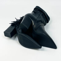 Phillip Hardy Paris ankle boots, size 39, leather, elegant block heel, zipper, fashionable, high-quality