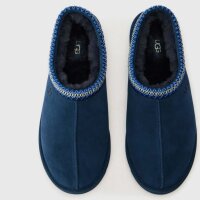 UGG Tasman II Hausschuhe, EUR 43, dunkelblau, bequemer Slipper, Lammfellfutter, rutschfeste Sohle, Unisex