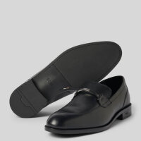 BOSS Tayil Derby Schuhe, Echtleder, Schwarz, Größe 44, elegante Herrenschuhe, klassische Schnürung