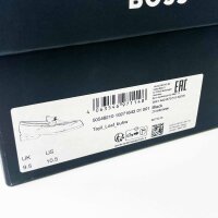 BOSS Tayil Derby Schuhe, Echtleder, Schwarz, Größe 44, elegante Herrenschuhe, klassische Schnürung