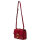 Coccinelle E1 MD5 12 07 01 handbag, smooth leather, red, 23x16.5x9cm, elegant design, compact, high quality