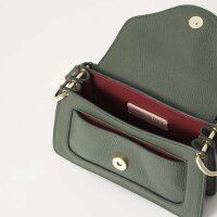 Coccinelle C-Me E1 SSL 18 02 01 Handtasche, Alga Green, elegante Ledertasche mit Schulterriemen, modernes Design