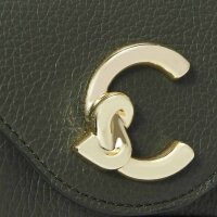 Coccinelle C-Me E1 SSL 18 02 01 Handtasche, Alga Green, elegante Ledertasche mit Schulterriemen, modernes Design