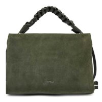 Coccinelle handbag E1 P6P 19 02 01, green, Bohemian suede...