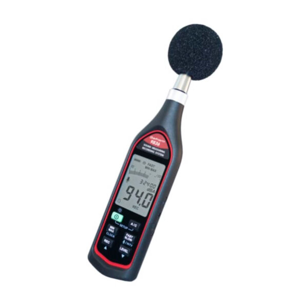 SEFRAM 9836 Sound Level Meter, LCD Display, 4-Digit, Measures Volume & Intensity, Range 30-130 dB