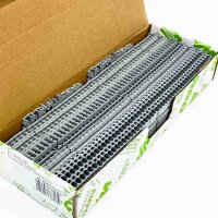 Wago 4-conductor terminal block, 2002-1861, terminal block, 400V, 2.5mm², 16A, grey, compact, safe wiring