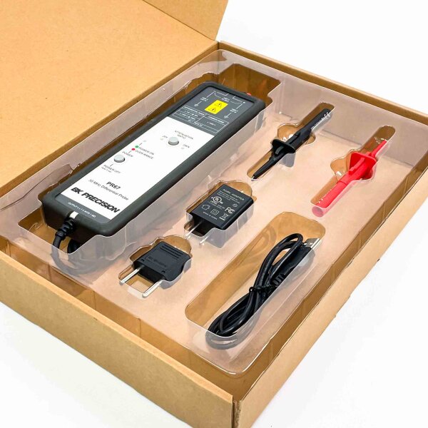 B+K PRECISION PR67 Differenzialtastkopf, 30MHz, 140V, 20x/200x, Hochspannungssonde für Oszilloskope