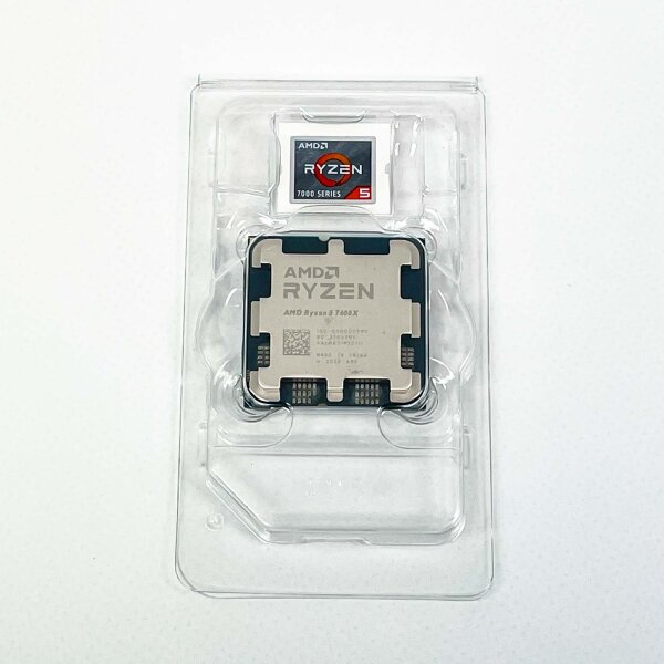 AMD Ryzen 5 7600X, 6-Core, 12-Thread CPU, 5.3GHz Boost, 4.7GHz Base, 38MB Cache, leistungsstarker Desktop-Prozessor