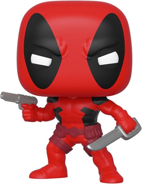 Funko Pop! Marvel 80th Deadpool, 44154, Vinylfigur, Bobble-Head, Sammlerstück, Geschenk, offiziell, für Kinder & Erwachsene