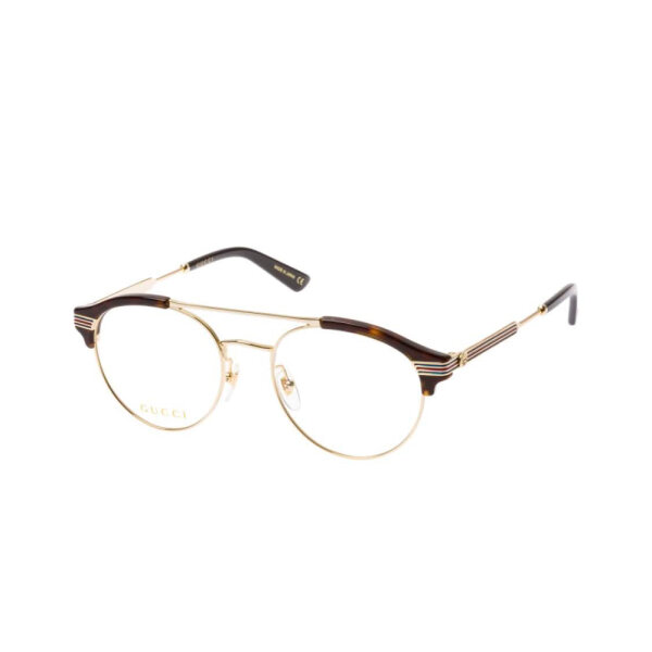 Gucci Brille GG0289O-002, Damen/Herren, Vollrand, Acetat, modisch, ohne Sehstärke, elegantes Design