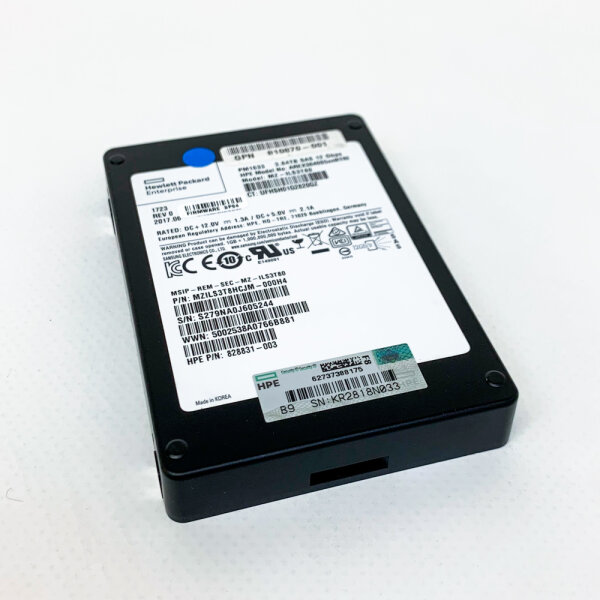 HP 3.84TB SAS 12Gbps Hard Drive, Model MZ-ILS3T80, Enterprise SSD, High Performance, Hot-Swap, PM1633