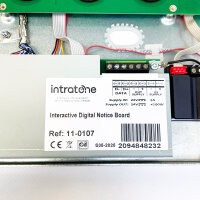 Intratone Digital Display Board 11-0105/11-0107, interactive door intercom system, modern information board, easy operation