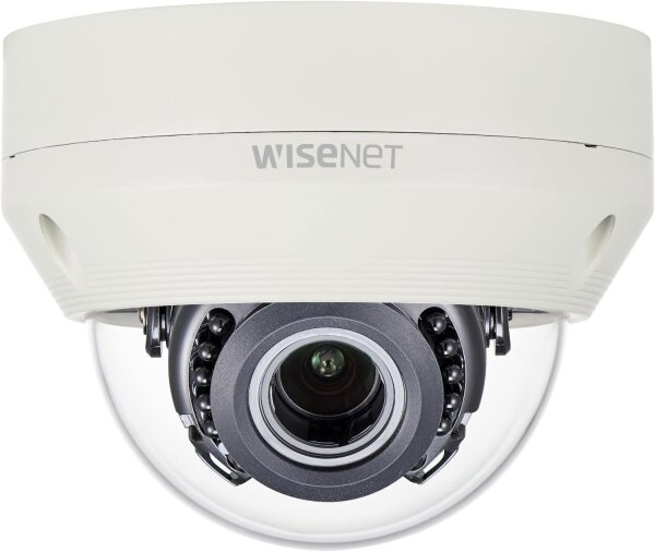 Hanwha Vision HCV-6080R Surveillance Camera, vandal-proof, 1080p, IR night vision, dome, analog HD, weatherproof