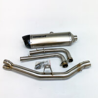 Dominator Titanium Line motorcycle exhaust 350mm, silencer, titanium, used with scratches, sporty, lightweight