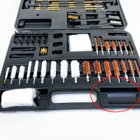 Waffenteufel Universal Gun Cleaning Set, 62-piece, cleaning set for rifles & pistols, versatile, robust, compact