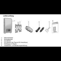 Kostal Piko MP plus 5.0-2 single-phase inverter, used, scratches, accessories and original packaging missing, model 10522501