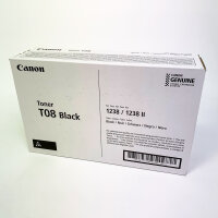 Canon T08 Schwarz Toner, Original, für i-SENSYS X...
