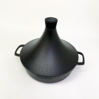 Tajine Turbo HA280001, matte black, casserole dish, ideal for slow cooking, aromatic dishes, modern design