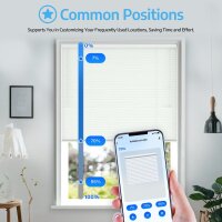 SMARTERCURRY WLAN Rolladenschalter 7. Gen, smarter Zeitschaltuhr-Schalter für Rollläden/Jalousien, Alexa/Google kompatibel, 1x Weiß