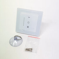 SMARTERCURRY WLAN Rolladenschalter 7. Gen, smarter Zeitschaltuhr-Schalter für Rollläden/Jalousien, Alexa/Google kompatibel, 1x Weiß