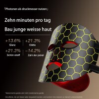 BRICH LED-Spektrummaske, Gesichtsmaske, 7 Lichtfarben,...