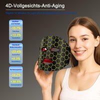 BRICH LED-Spektrummaske, Gesichtsmaske, 7 Lichtfarben, individuell einstellbar, für strahlende und ausgeglichene Hautpflege