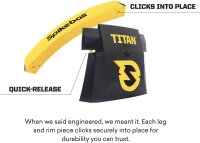 Spikeball Titan Set, outdoor game, robust net, 2 balls,...