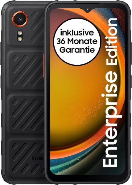 Samsung Galaxy Xcover7 Enterprise, robustes 6,6" Business-Smartphone, 128GB, 4.050mAh, wassergeschützt, ohne Vertrag, Schwarz