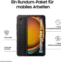 Samsung Galaxy Xcover7 Enterprise, robustes 6,6" Business-Smartphone, 128GB, 4.050mAh, wassergeschützt, ohne Vertrag, Schwarz