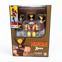 Wolverine Actionfigur, Medicom Toy MAFEX 138, braune Comic-Version, 14,5 cm, beweglich, detailreich bemalt