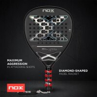 Nox Genius Attack 18K 2024, Padel Racket, Power, 18K...
