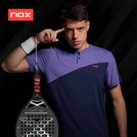 Nox Genius Attack 18K 2024, Padelschläger, Power, 18K Carbon, Agustín Tapia Edition, runde Form, Profi-Performance