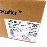 Teleflex MAD300 Nasalzerstäuber, Einweg, 25 Stück, feine Vernebelung, einfache Anwendung, hygienisch, für Medikamente