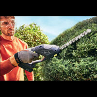 Ecloz 2-in-1 20V Akku-Heckenschere, Strauch- & Grasschneider, kabellos, leicht, wechselbare Klingen, ergonomisch